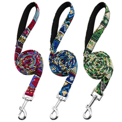 150cm Nylon Pet Leash Colorful Print Walking Training - PeticaDeals