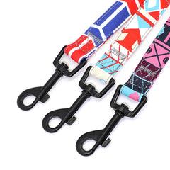 150cm Nylon Pet Leash Colorful Print Walking Training - PeticaDeals