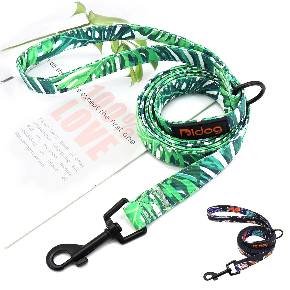 150cm Nylon Pet Leash Colorful Print Walking Training - PeticaDeals