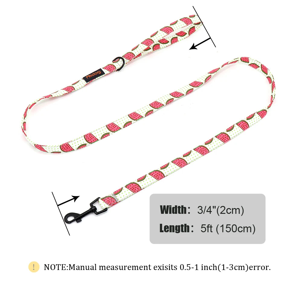 150cm Nylon Pet Leash Colorful Print Walking Training - PeticaDeals