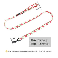 150cm Nylon Pet Leash Colorful Print Walking Training - PeticaDeals