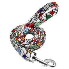 150cm Nylon Pet Leash Colorful Print Walking Training - PeticaDeals