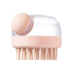 1Pc Pet Bath Brush Soft Silicone with Shampoo Dispenser Gentle Massage - PeticaDeals