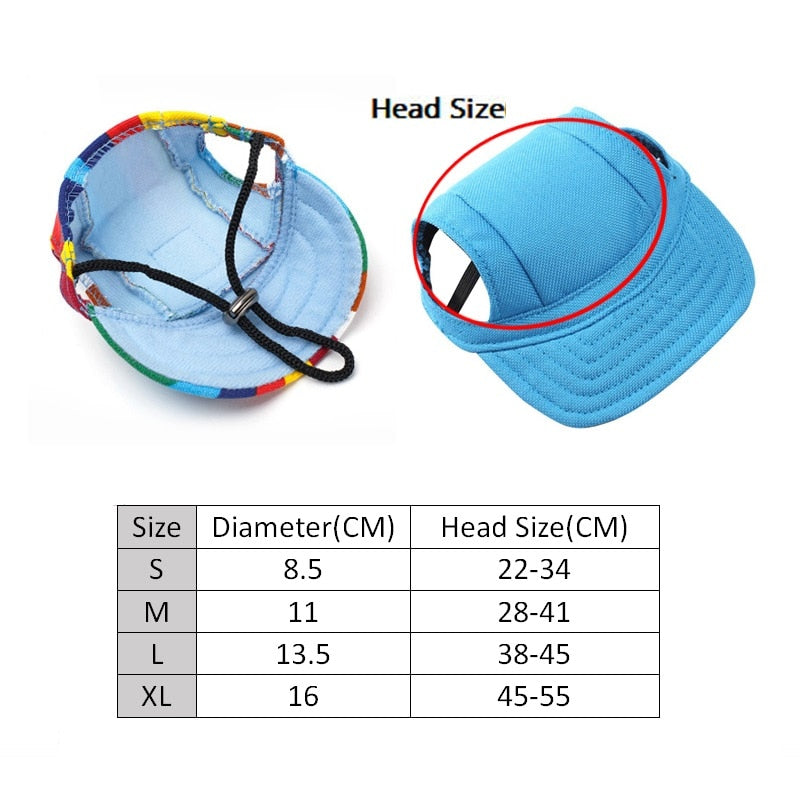 1Pcs Baseball Cap Canvas for Small Dog & Cat Accessories - PeticaDeals