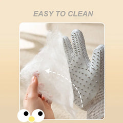 1pc Dogs Grooming Glove Silicone Fabric Cats Brush Comb Shedding Hair Gloves - PeticaDeals