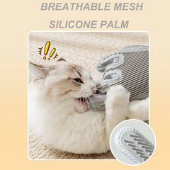 1pc Dogs Grooming Glove Silicone Fabric Cats Brush Comb Shedding Hair Gloves - PeticaDeals