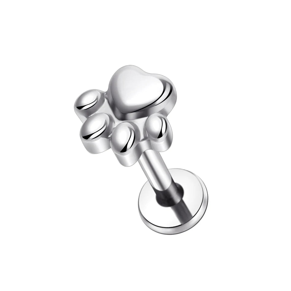 1pcs Implant Grade Titanium Puppy Paw - PeticaDeals