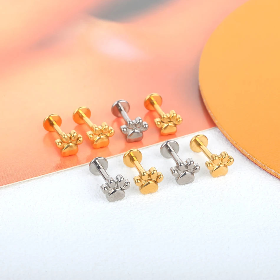 1pcs Implant Grade Titanium Puppy Paw - PeticaDeals