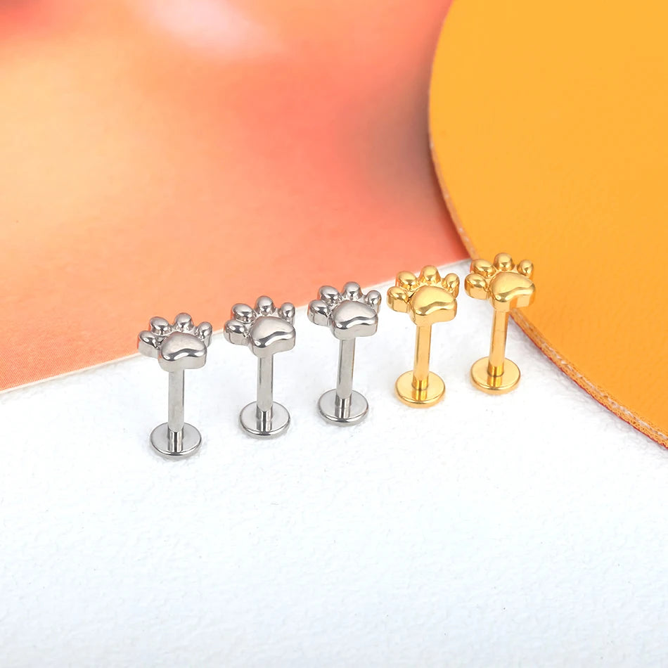 1pcs Implant Grade Titanium Puppy Paw - PeticaDeals