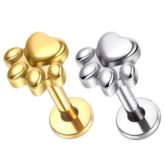 1pcs Implant Grade Titanium Puppy Paw - PeticaDeals