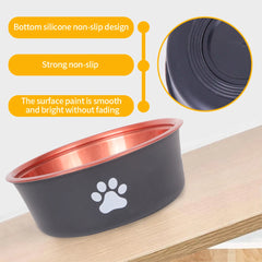 1pcs stainless steel dog bowl - PeticaDeals