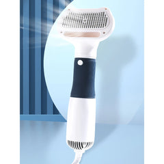 2-in-1 Pet Grooming Dryer Portable three-speed wind speed with Slicker Brush - PeticaDeals