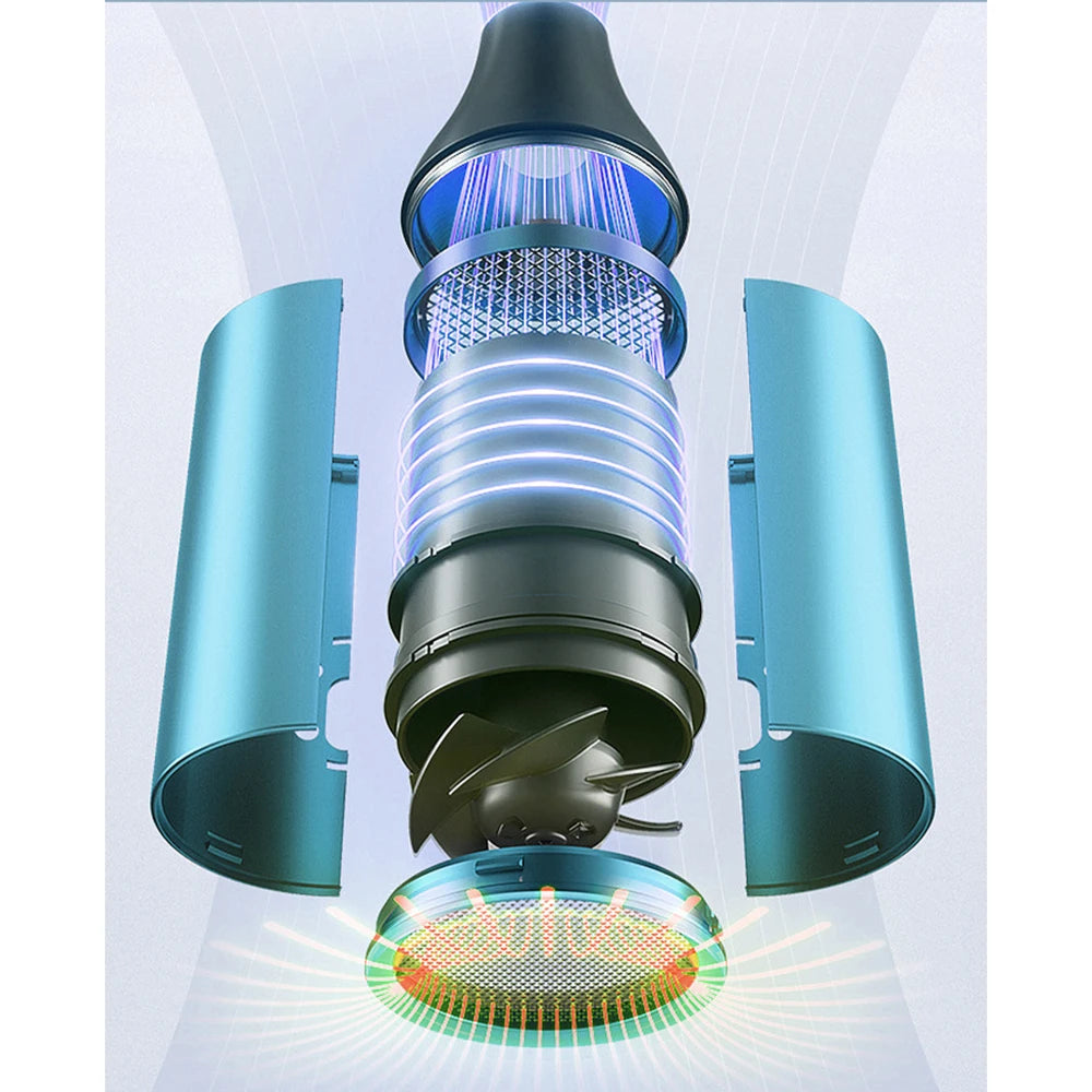 2-in-1 Pet Grooming Dryer Portable three-speed wind speed with Slicker Brush - PeticaDeals