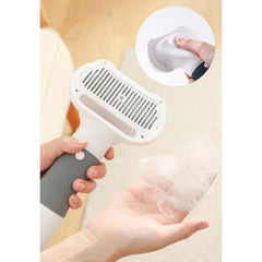 2-in-1 Pet Grooming Dryer Portable three-speed wind speed with Slicker Brush - PeticaDeals