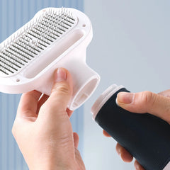 2-in-1 Pet Grooming Dryer Portable three-speed wind speed with Slicker Brush - PeticaDeals