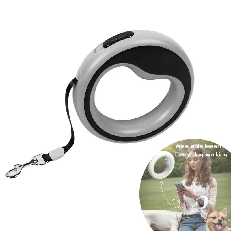 2.5 Meter Retractable Dog Leash, 360° Walking Leash with One-Handed Brake - PeticaDeals