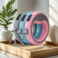 2.5 Meter Retractable Dog Leash, 360° Walking Leash with One-Handed Brake - PeticaDeals