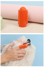 2pc Pet Teeth Cleaning Soft Hair Tooth Brush Silicone Pet Toothbrush - PeticaDeals