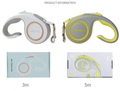 3M 5M Dog Retractable Traction Rope Dog Leash Cat Puppy Harness Belt Automatic Flexible - PeticaDeals