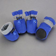 4pcs/set Dog Winter Warm Anti-skid Rain Shoes - PeticaDeals