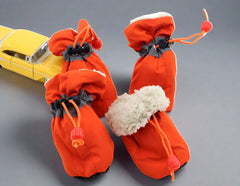 4pcs/set Dog Winter Warm Anti-skid Rain Shoes - PeticaDeals