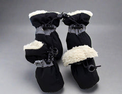 4pcs/set Dog Winter Warm Anti-skid Rain Shoes - PeticaDeals