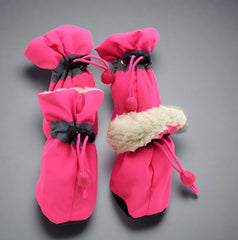 4pcs/set Dog Winter Warm Anti-skid Rain Shoes - PeticaDeals