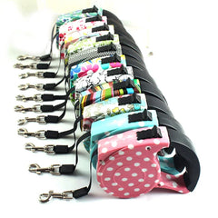 5M Colorful Retractable Dog Leash Great For Walking a Dog - PeticaDeals