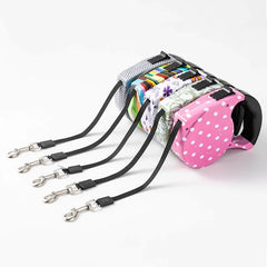 5M Colorful Retractable Dog Leash Great For Walking a Dog - PeticaDeals