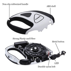 5M Long LED Big Dog Leash Automatic Retractable Pet Leashes - PeticaDeals