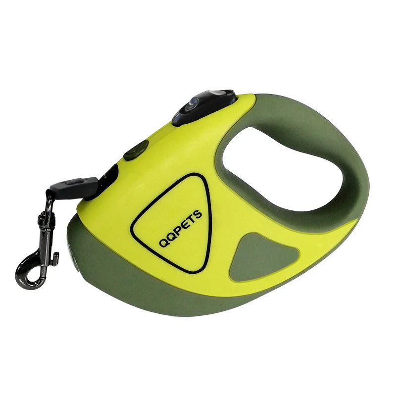 5M Long LED Big Dog Leash Automatic Retractable Pet Leashes - PeticaDeals