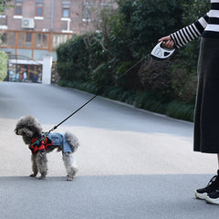5M Long LED Big Dog Leash Automatic Retractable Pet Leashes - PeticaDeals