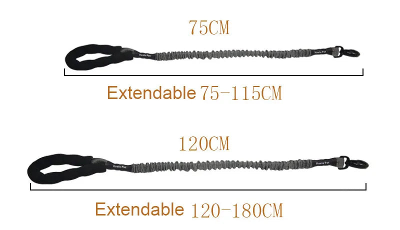 75cm 120cm Strong Dog Leash Durable Extendable - PeticaDeals