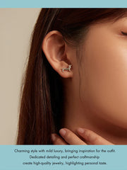 925 Sterling Silver Cute Dachshund Dog Adjustable Rings Stud Earrings Original Girl Lovely - PeticaDeals