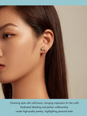 925 Sterling Silver Cute Dachshund Dog Adjustable Rings Stud Earrings Original Girl Lovely - PeticaDeals