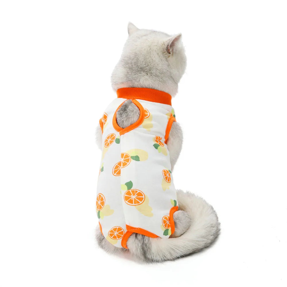 Abdominal Skin Anti-Licking Pajamas Pet Clothing - PeticaDeals