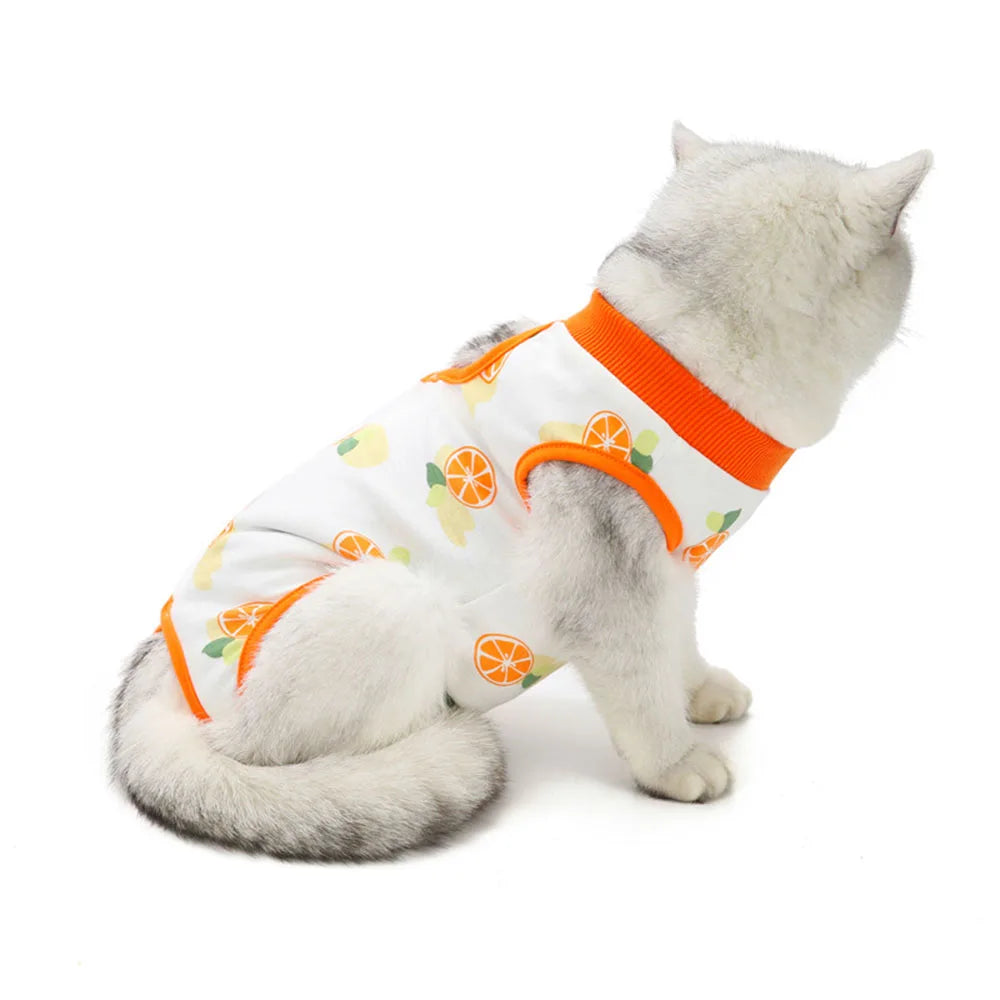 Abdominal Skin Anti-Licking Pajamas Pet Clothing - PeticaDeals