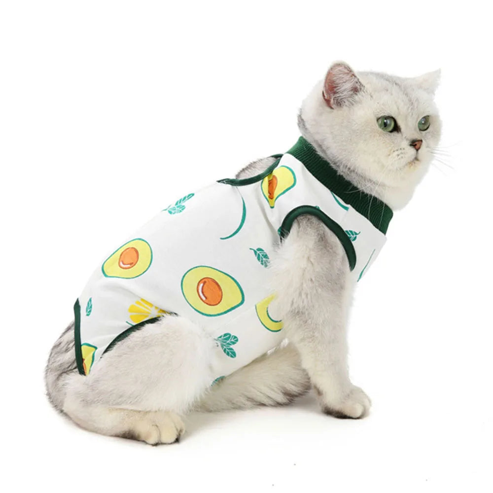 Abdominal Skin Anti-Licking Pajamas Pet Clothing - PeticaDeals