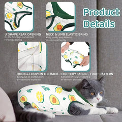 Abdominal Skin Anti-Licking Pajamas Pet Clothing - PeticaDeals