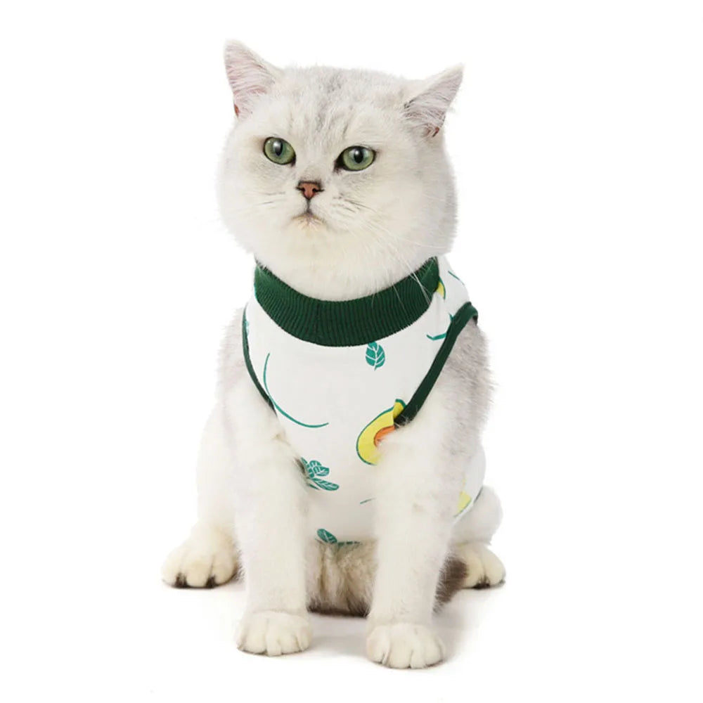 Abdominal Skin Anti-Licking Pajamas Pet Clothing - PeticaDeals