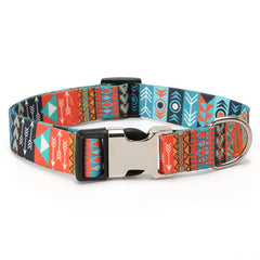 Adjustable Nylon Dog Forest Pattern Collar - PeticaDeals
