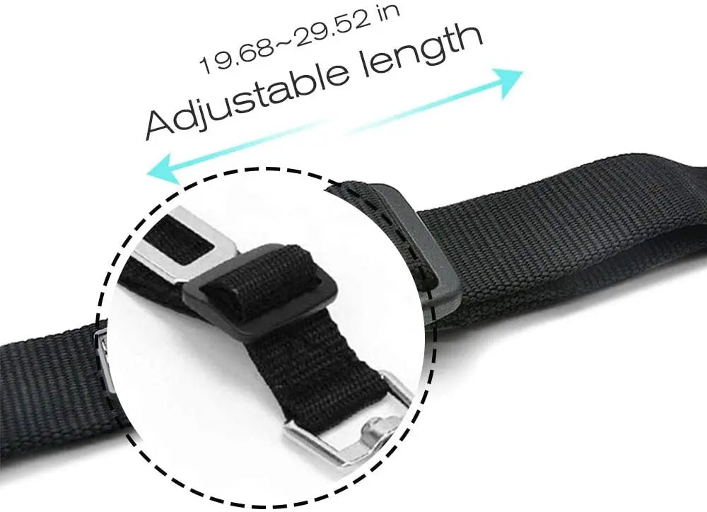 Adjustable Pet Cat Dog Car Seat  Belt & Leash - PeticaDeals