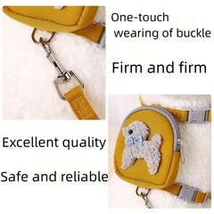 Adjustable Soft Pet Vest with Backpack - PeticaDeals