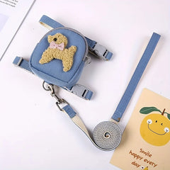 Adjustable Soft Pet Vest with Backpack - PeticaDeals