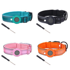 Anti-Lost Dog Collar Waterproof Airtag Protective Case Reflective Pet Necklace - PeticaDeals