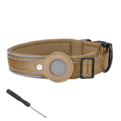 Anti-Lost Dog Collar Waterproof Airtag Protective Case Reflective Pet Necklace - PeticaDeals