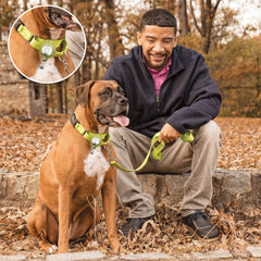 Anti-Lost Dog Collar Waterproof Airtag Protective Case Reflective Pet Necklace - PeticaDeals