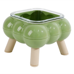 Anti-Slip Cat Food Water Bowl Detachable Anti Vomiting Pet High Footed Bowl Anti Overturning - PeticaDeals