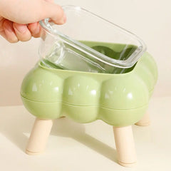 Anti-Slip Cat Food Water Bowl Detachable Anti Vomiting Pet High Footed Bowl Anti Overturning - PeticaDeals