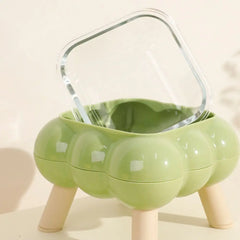 Anti-Slip Cat Food Water Bowl Detachable Anti Vomiting Pet High Footed Bowl Anti Overturning - PeticaDeals